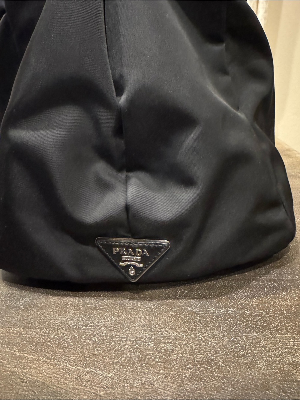 PRADA Tessuto Nylon Line - Black and Blue LGE/ X- Large Tote Handbag - Picture 7 of 14